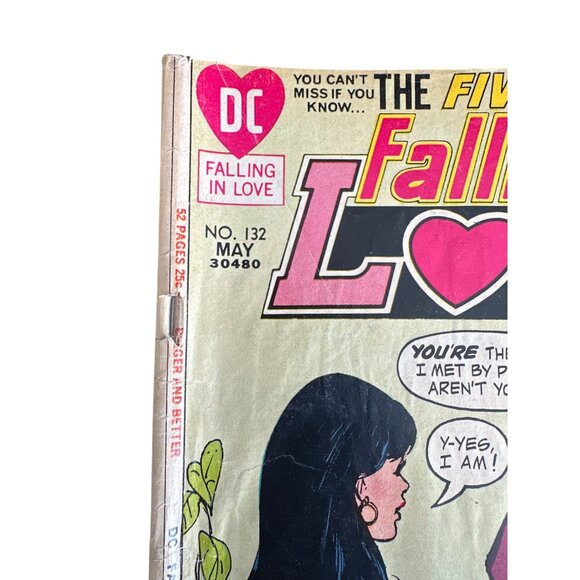 DC Comics Falling In Love May 1972 Comic Vol 18 No #132 Romance Bagged Boarded - Picture 2 of 5